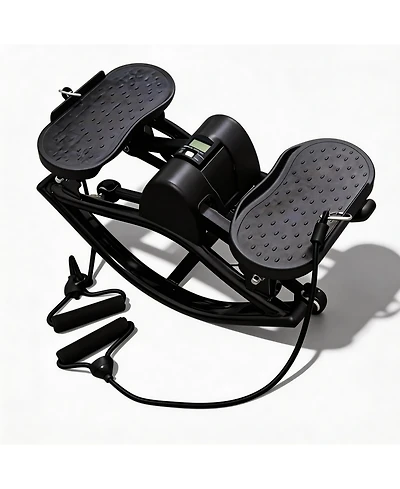 Sevorley Mini Stair Stepper with Led Display, Compact Low-Noise Hydraulic Climbing Exercise Machine for Home Fitness