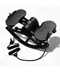 Sevorley Mini Stair Stepper with Led Display, Compact Low-Noise Hydraulic Climbing Exercise Machine for Home Fitness