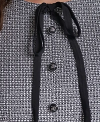 Karl Lagerfeld Paris Women's Cocktail Sleeveless Tiered Dress