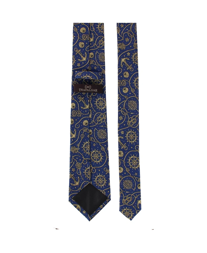 Trafalgar Men's Nautical Wonders Silk Novelty Necktie