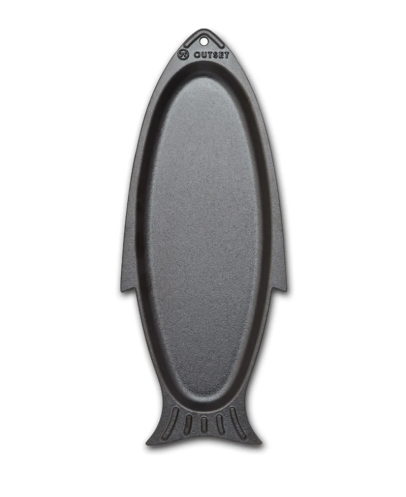 Outset Cast Iron 7.28" Fish Grill Pan