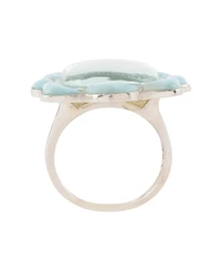 Barse Scenic Beach Blue Larimar and Silver Ring