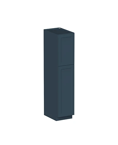 Boyel Living 84 Inch Hight Pantry Cabinet 2 Doors 4 Shelves, Ready to Assemble Kitchen with Solid Wood Frame, Soft-Close Slides and Hinges