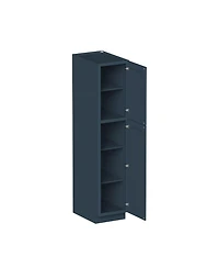 Boyel Living 84 Inch Hight Pantry Cabinet 2 Doors 4 Shelves, Ready to Assemble Kitchen with Solid Wood Frame, Soft-Close Slides and Hinges