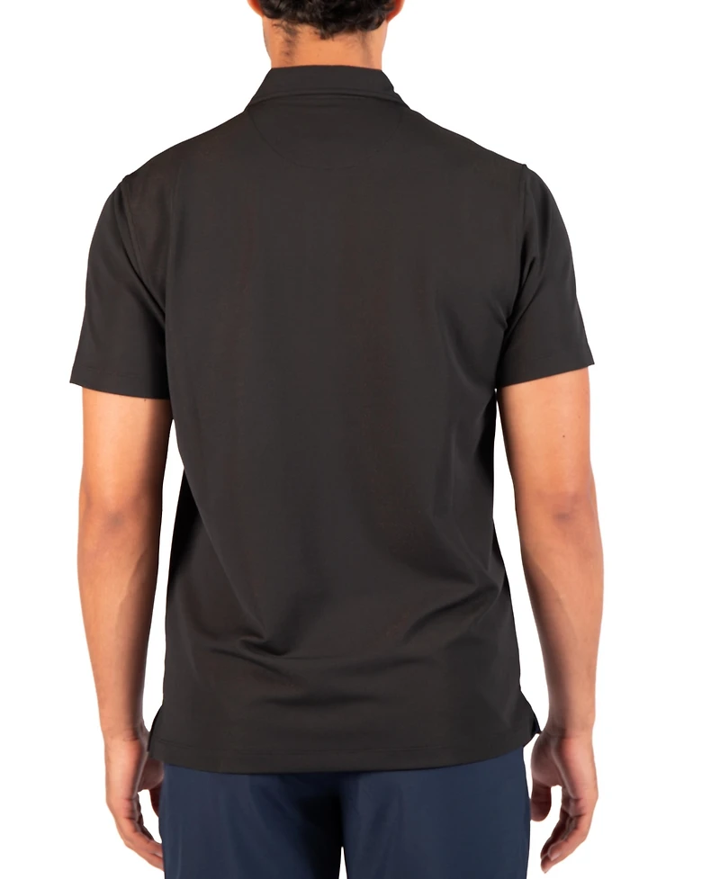 TailorByrd Men's Micro Grid Performance Polo