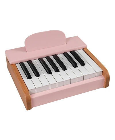 Hongge 18-Key Wooden Musical Toy Piano, Ages 3+