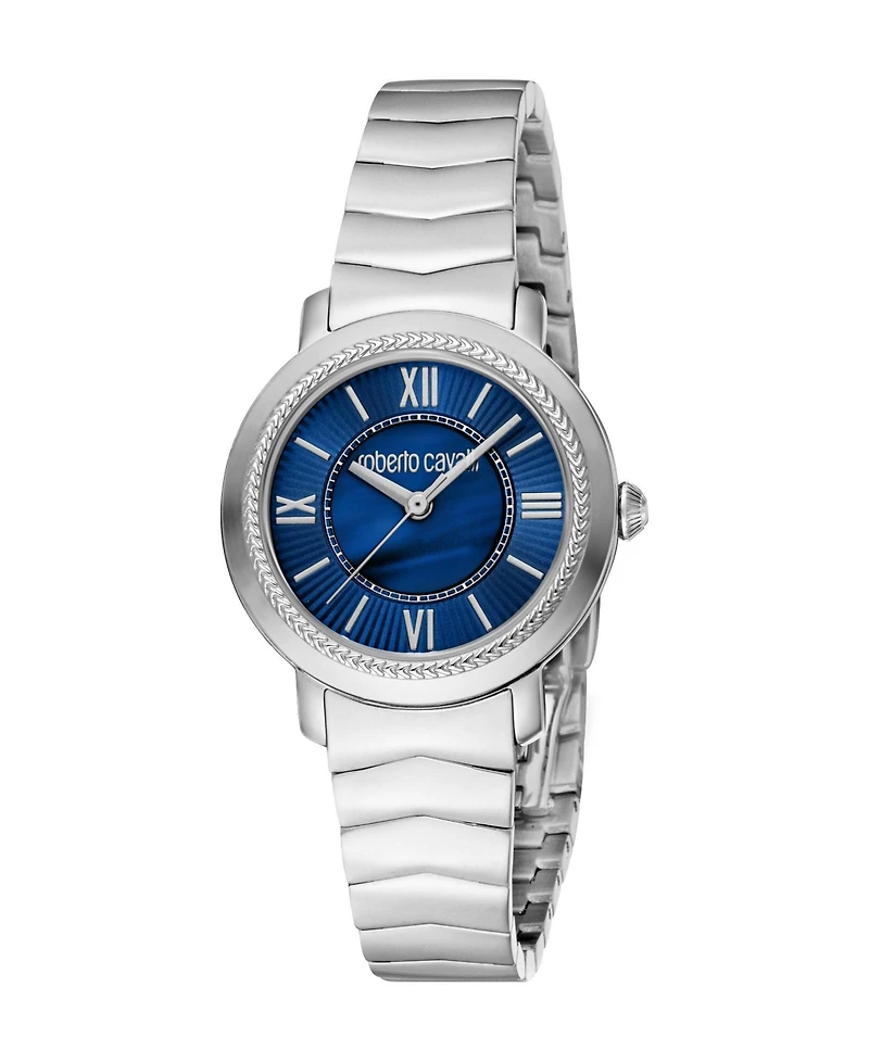Roberto Cavalli Women Glam Quartz Stainless Steel Bracelet Watch