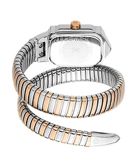 Roberto Cavalli Women's Vera Quartz Two Tone Stainless Steel Bracelet Watch