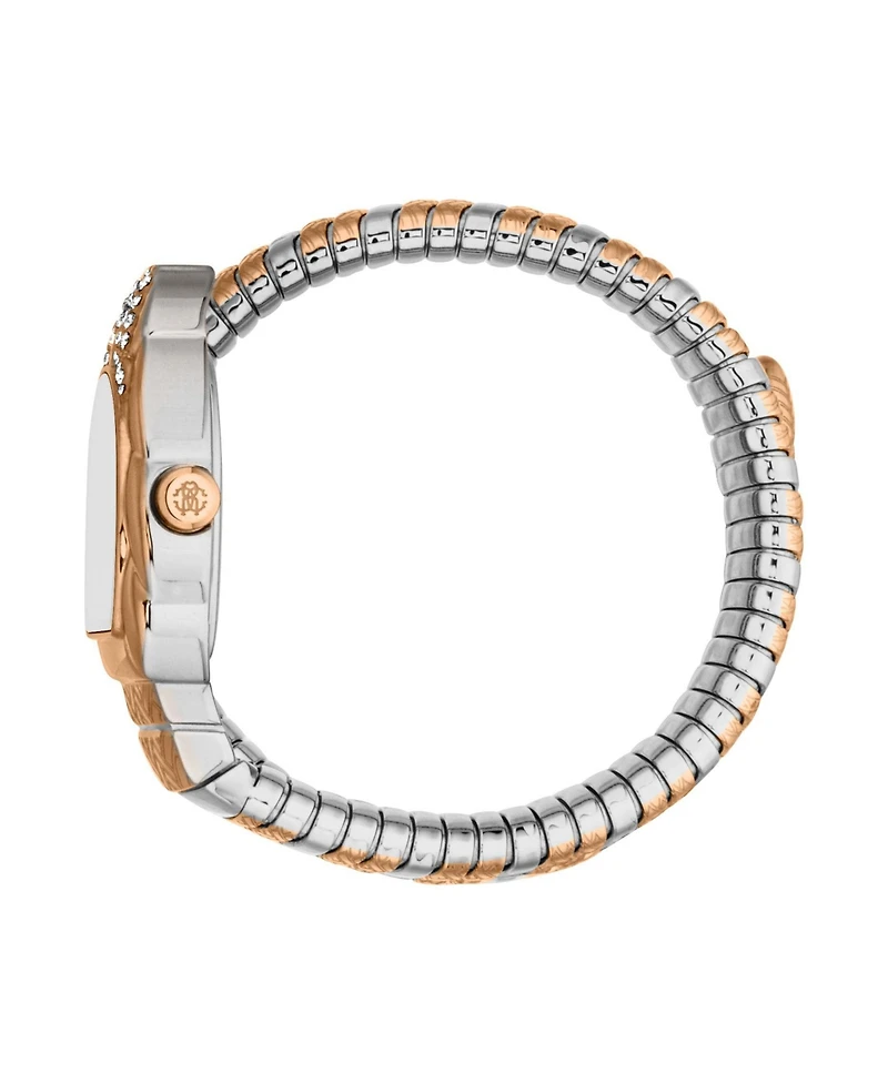 Roberto Cavalli Women's Aurora Quartz Stainless Steel Bracelet Watch