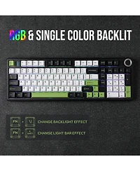 Aula F99 Pro Wireless Mechanical Gaming Keyboard, Tri-Mode Bt Type-c, Rgb Backlit with Multifunctional Knob, 8000mAh Battery