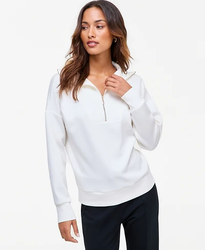 I.n.c. International Concepts Women's Quarter Zip Long-Sleeve Tunic, Macy's Exclusive