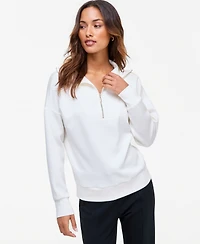 I.n.c. International Concepts Women's Quarter Zip Long-Sleeve Tunic, Macy's Exclusive