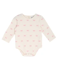 Rare Editions Baby Girls' Navy Double Knit Jumper and Long-Sleeve Bodysuit, 2-Piece Set