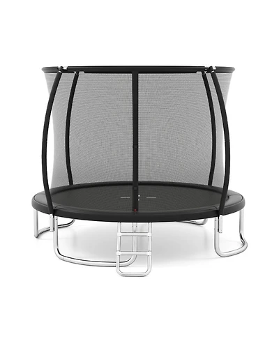 Hongge 12 ft Heavy-Duty Trampoline with Safety Enclosure Net, 1100 lb Capacity, Ages 3+