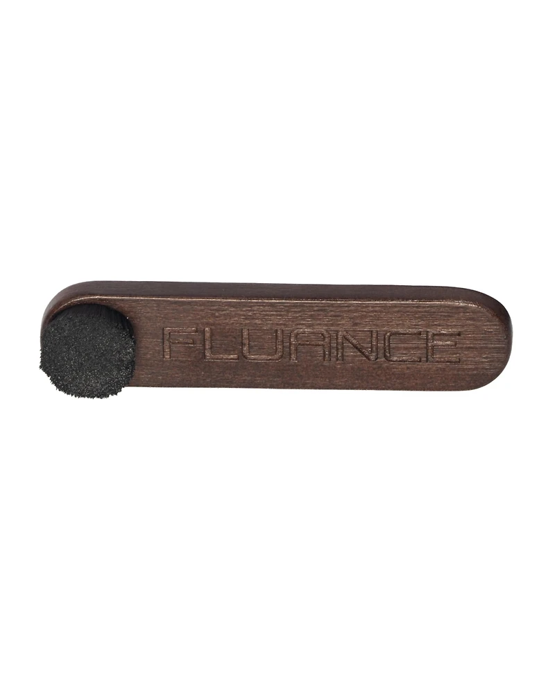 Fluance Turntable Stylus Cleaning Brush Ultra-Fine Bristles Beech Wood