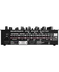 Behringer DjX750 Digital Effects Bpm Counter 5-Channel DJ Mixer