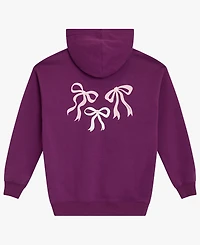 Champion Girls' 4-16 Bow Graphic Hooded Sweatshirt