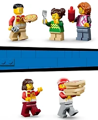 Lego City Pizza Delivery Experience with Vehicles 60496, 494-Piece Building Set, Ages 6+