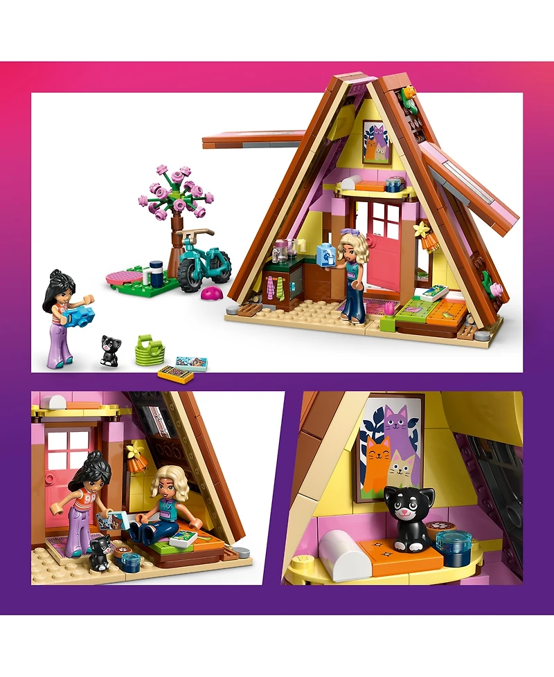 Lego Friends Nature Glamping Cabin 42682 295-Piece Building Set, Ages 6+