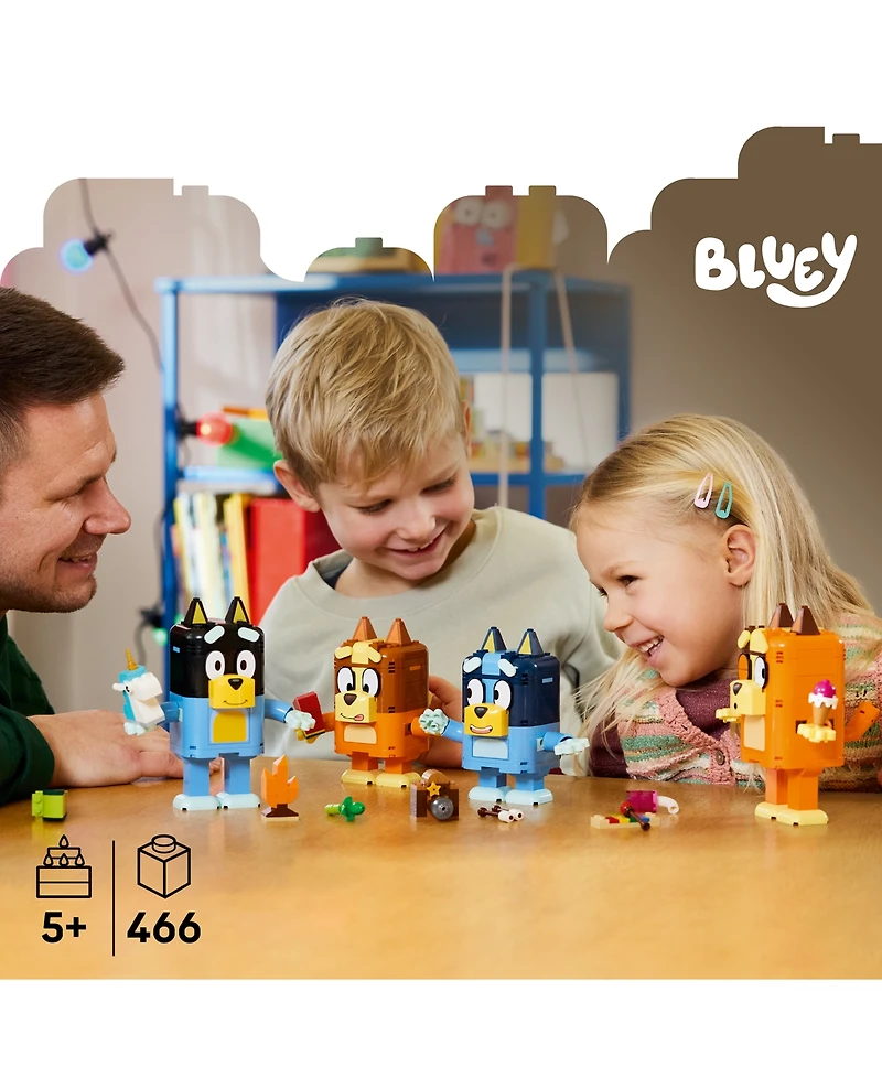 Lego Bluey Brick-Built Bluey Family 11217 466-Piece Building Set, Ages 5+