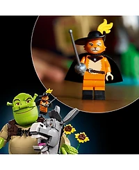 Lego Shrek: Shrek, Donkey Puss in Boots 72423 1,403-Piece Building Set, Ages 18+