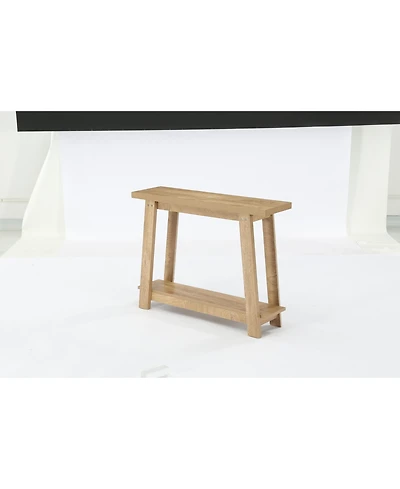 Tribesigns Console Table, Sofa Table Behind Couch, Industrial Console Sofa Table with Storage Shelf
