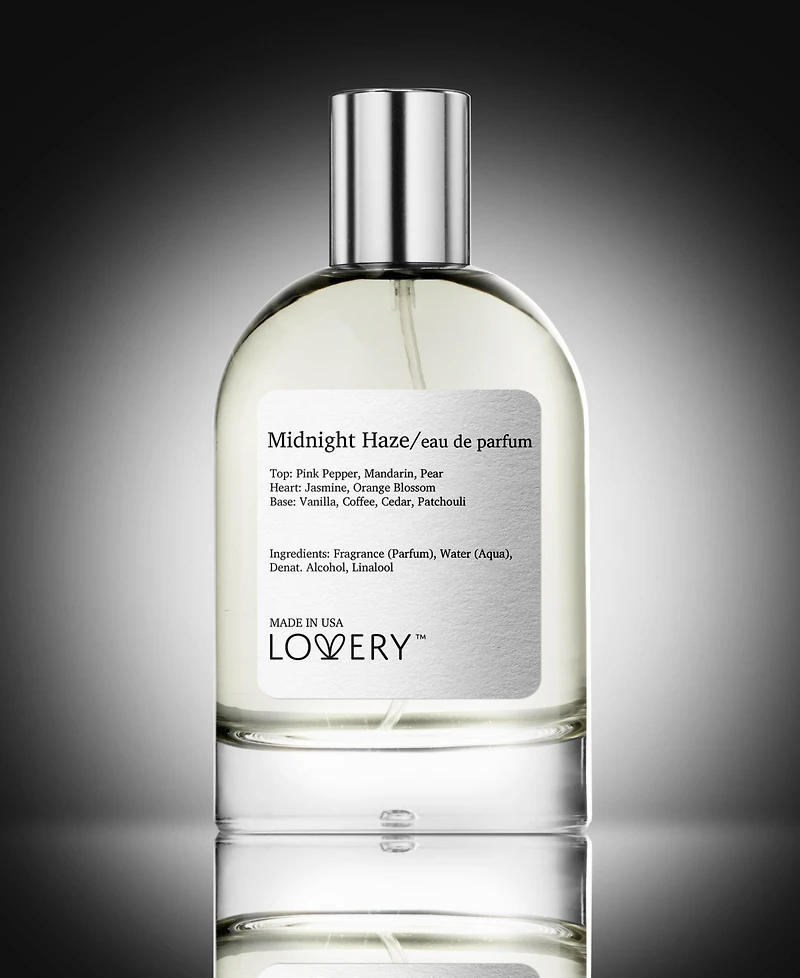 Lovery Midnight Haze Eau de Parfum Spray, Made in Usa, 3.4 oz