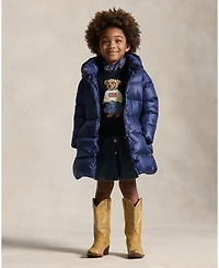 Polo Ralph Lauren Girls 2T-6X Hooded Long Jacket