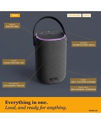 Treblab Hd-Energy Pro Bluetooth Speaker with Handle
