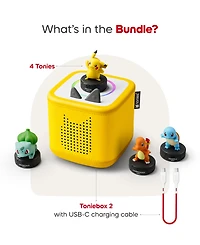 Tonies Pokemon Toniebox 2 Screen-Free 5-Piece Electronic Game, Ages 5+