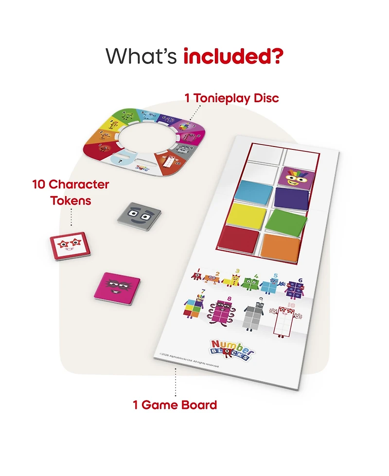 Tonies Tonieplay Numberblocks Learning Adventures Counting and Number Recognition Game, Ages 3+