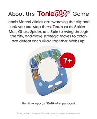 Tonies Tonieplay Marvel Spider-Man Neighborhood Hero Board Game, Ages 7+