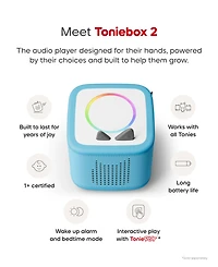 Tonies Toniebox 2 Bluey Bundle Screen-Free Audio Player, Ages 3+