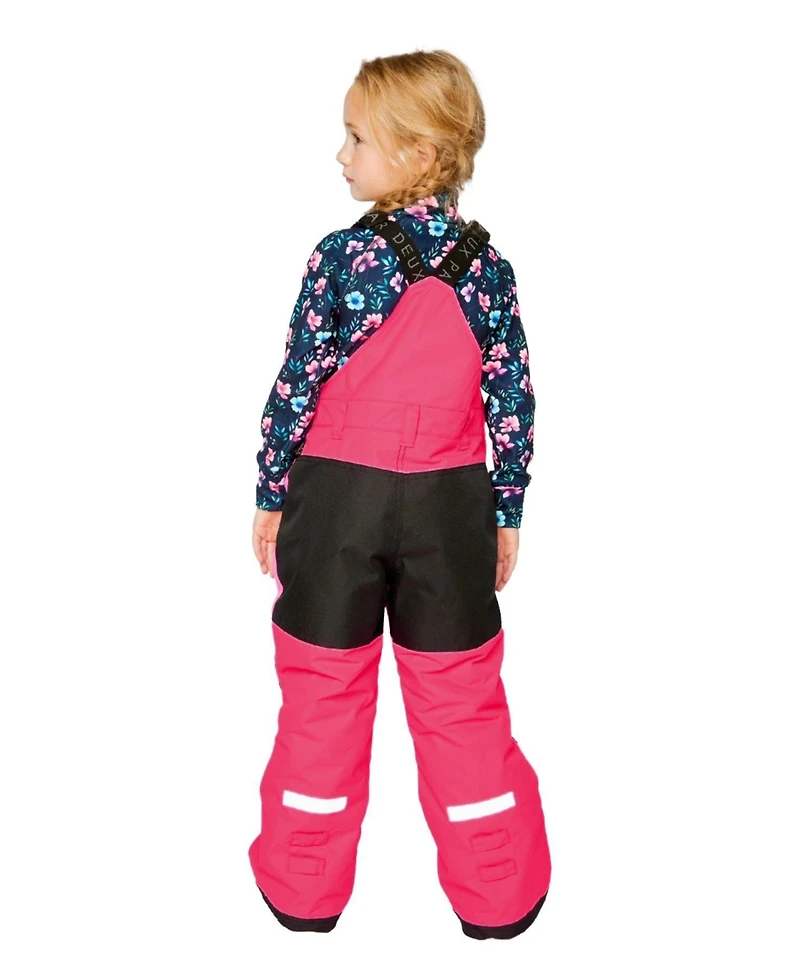 Deux par Toddler Girls 2T -5T Play Overall Snow Bib