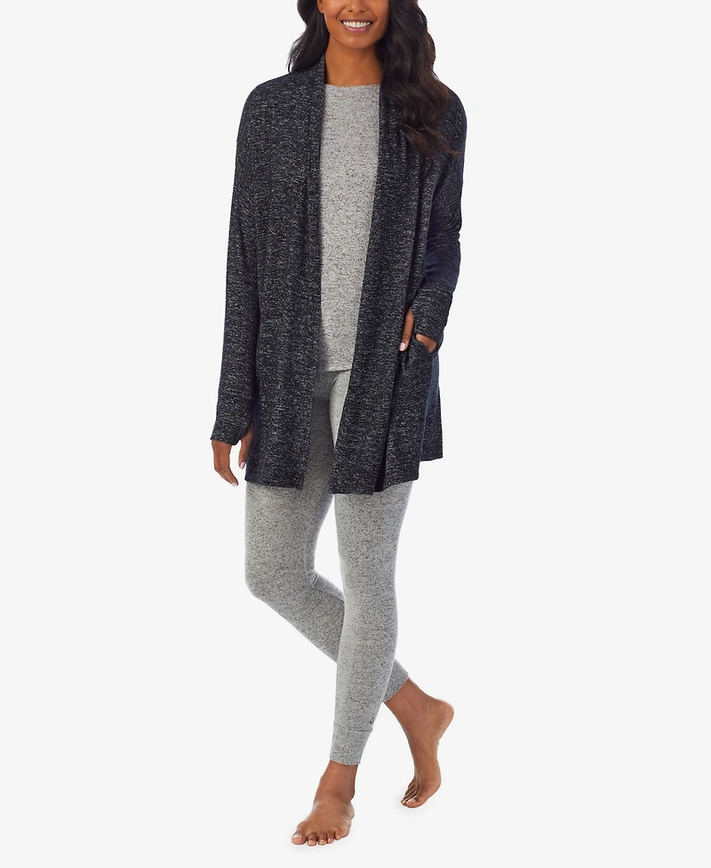 Cuddl Duds Women's SoftKnit Sweater-Knit Long-Sleeve Wrap
