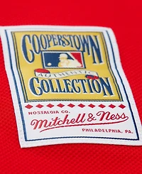 Mitchell Ness Men's Ryan Howard Red Philadelphia Phillies Big Tall Cooperstown Mesh Batting Practice Jersey