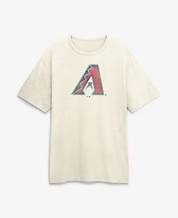Fanatics Men's Cream Arizona Diamondbacks Stadium Slub T-Shirt