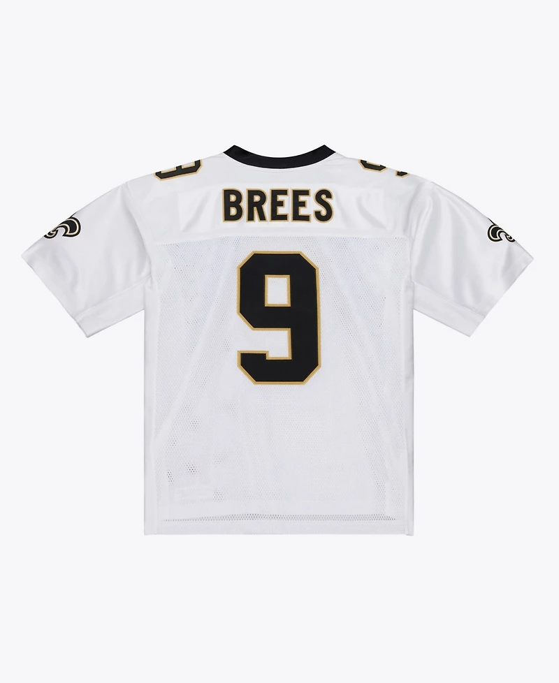 Mitchell Ness Men's Drew Brees White New Orleans Saints Super Bowl Xliv Authentic Jersey