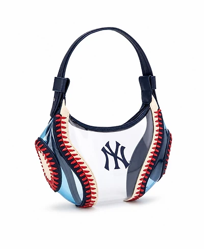 Montana West New York Yankees Clear Slouchy Shoulder Bag