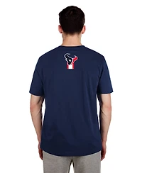 New Era Men's Navy Houston Texans 3rd Down High Density Print T-Shirt