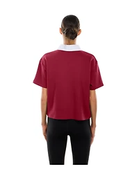 New Era Women's Washington Commanders Boxy Cropped Polo