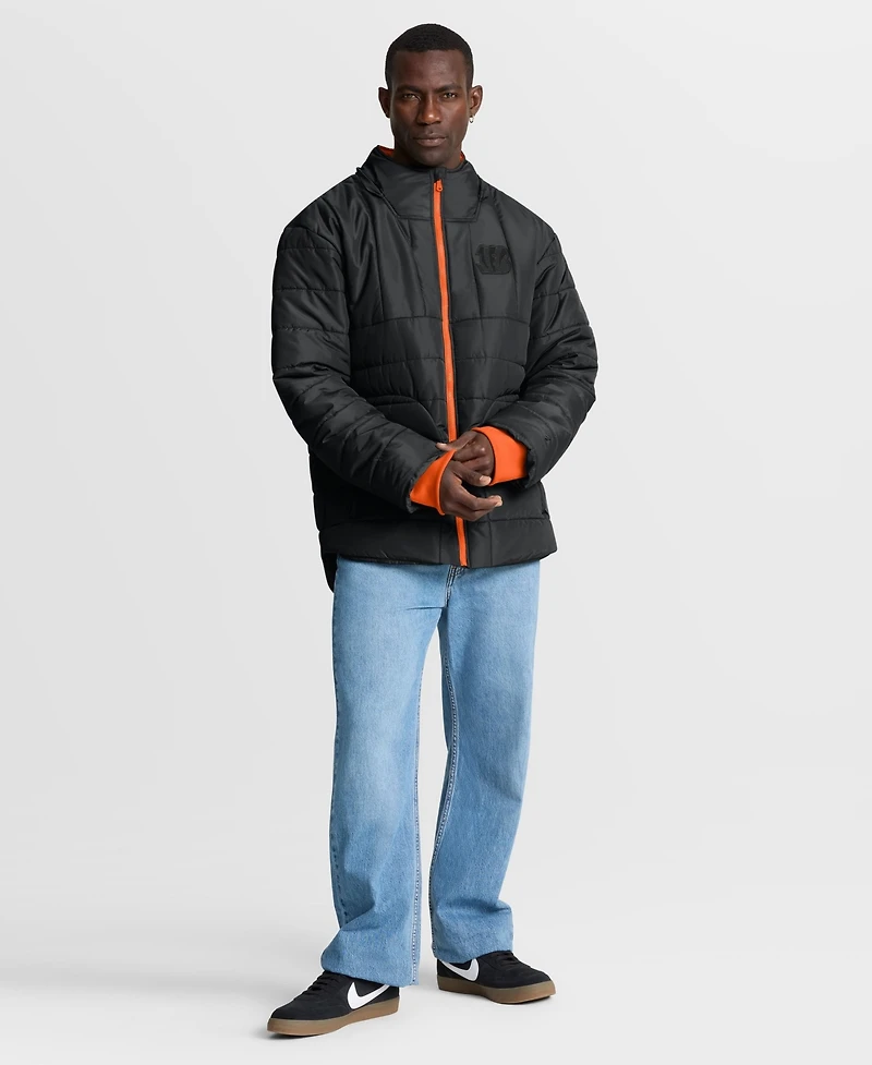 Fanatics Men's Black Cincinnati Bengals Full-Zip Hooded Jacket