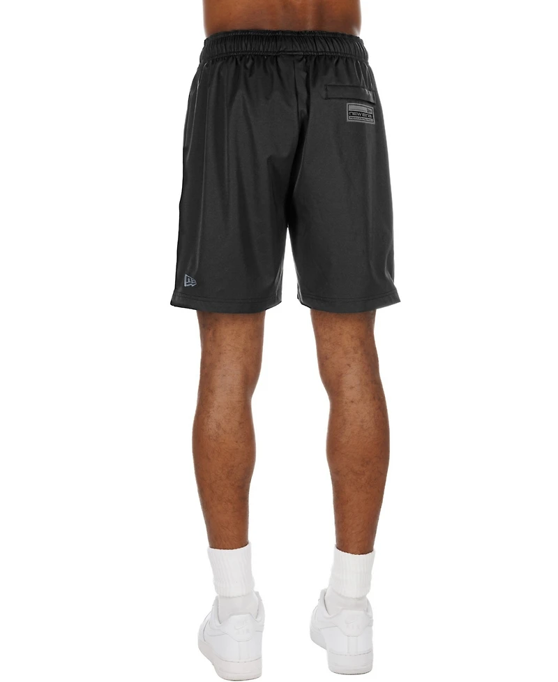 New Era Men's Black Las Vegas Raiders Match Shorts