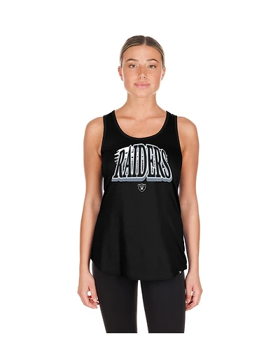 New Era Women's Las Vegas Raiders Sleeveless Scoop Neck Tank Top