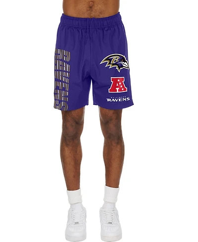 New Era Men's Purple Baltimore Ravens Match Shorts