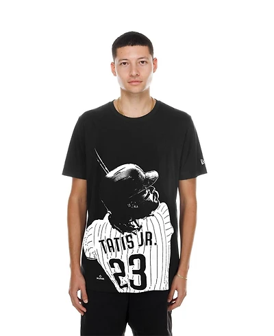 New Era Men's Fernando Tatis Jr. Black San Diego Padres Oversized Graphic T-Shirt