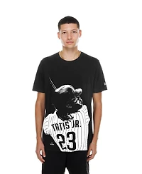 New Era Men's Fernando Tatis Jr. Black San Diego Padres Oversized Graphic T-Shirt