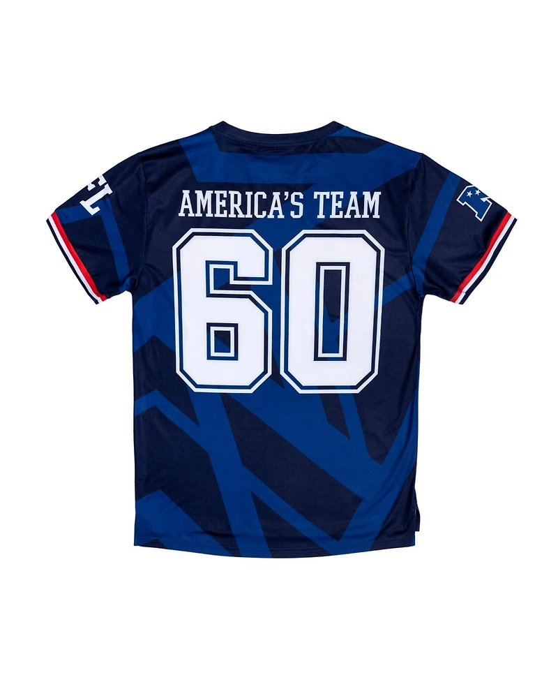 Dallas Cowboys Merchandise Big Boys and Girls Navy America's Team Fashion Soccer Top