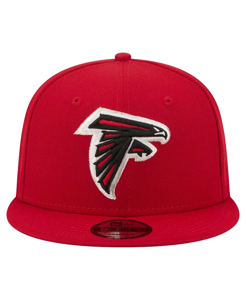 New Era Men's Red Atlanta Falcons 9FIFTY Snapback Hat