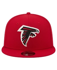 New Era Men's Red Atlanta Falcons 9FIFTY Snapback Hat